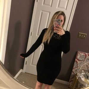MICHAEL KORS Bodycon black dress